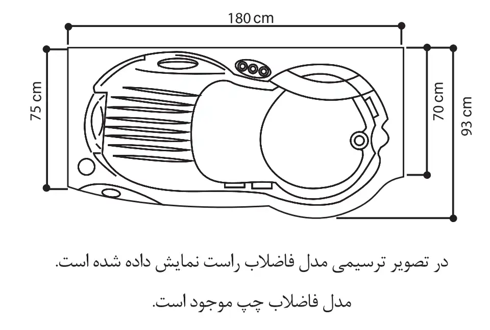 نقشه فنی جکوزی سنتی